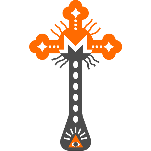Monero Logo - New Church of Monero Logo