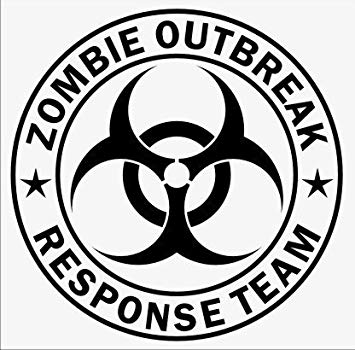 Art Van Logo - Zombie Response Team Biohazard Graffiti Funny Symbol Funny Bumper ...