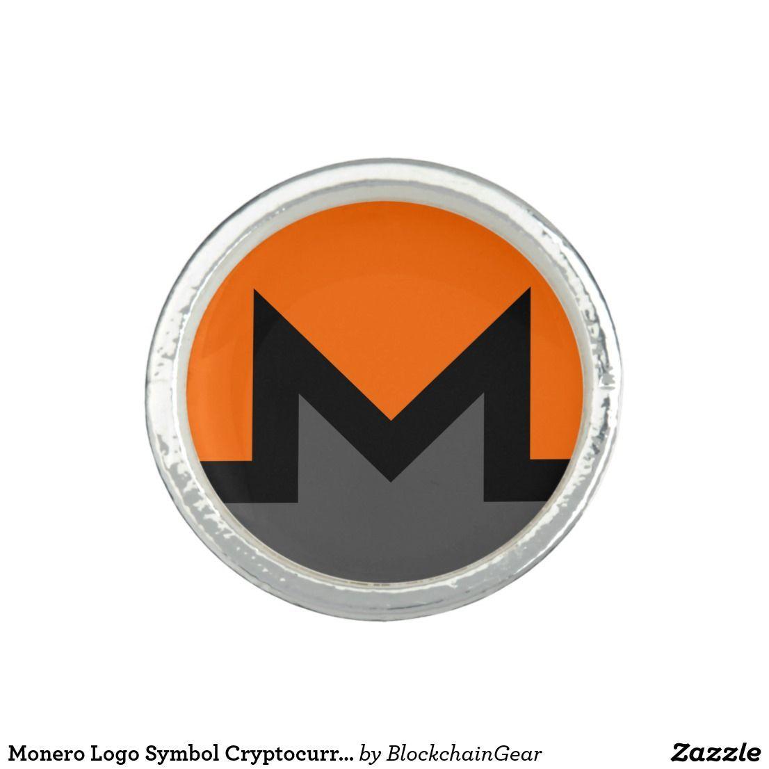 Monero Logo - Monero Logo Symbol Cryptocurrency Coin Ring | Blockchain Gear ...