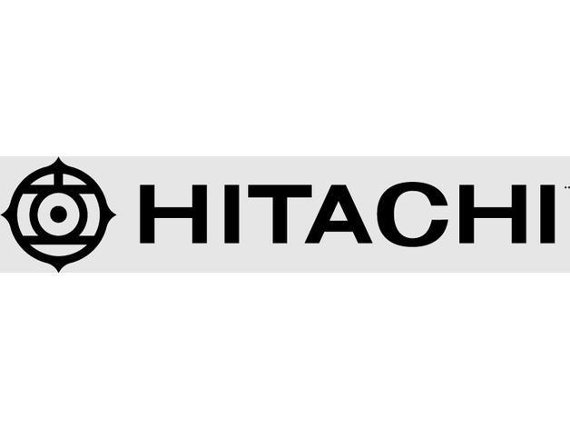 Hitachi Logo - Hitachi logo by fabiogioacchini - Thingiverse