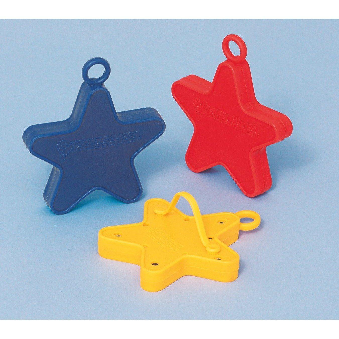 Red Yellow and Blue Star Logo - Heavy Weight 100 Gram Assorted Red, Yellow, Blue Stars