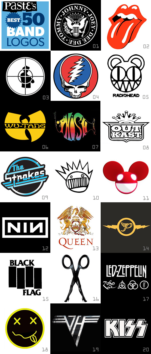 Band Logo - Best Band Logos | XK9 » Best Band Logos? | I got the music in me ...