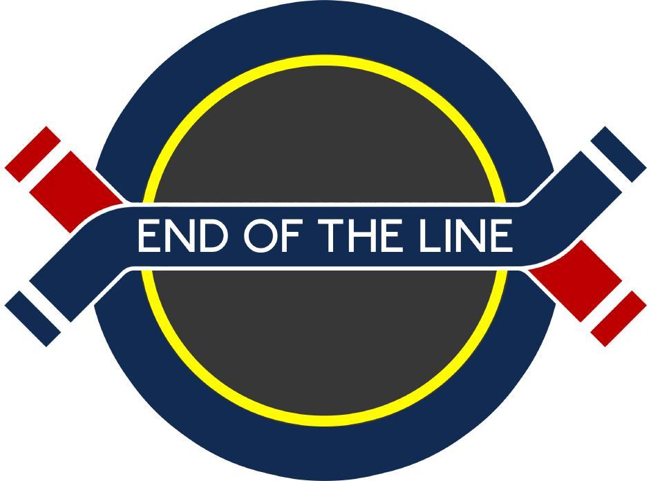 Circle with Line Logo - end of the line logo HQ. The Live Escape The Room Game