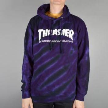 Black and White Tye Die Thrasher Logo - Thrasher Thrasher Skate Mag Logo Tie Dye from nativeskatestore.co