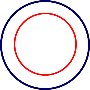 Circle with Line Logo - Logo