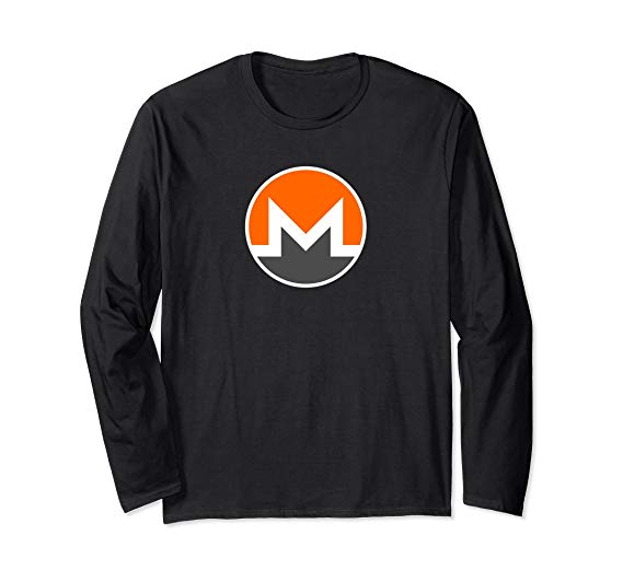 Monero Logo - Monero Logo XMR Cryptocurrency Alt Coin Long Sleeve T
