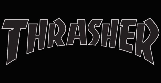 Black and White Tye Die Thrasher Logo - Thrasher Tiger Tie Dye Capsule