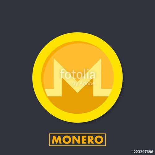 Monero Logo - Monero (XMR) crypto currency icon for apps and websites. Monero logo ...