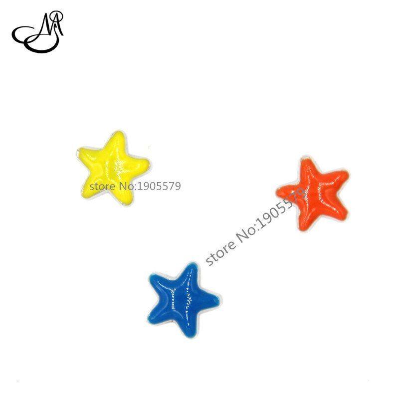 Red Yellow and Blue Star Logo - √New arrival floating charm silver Yellow/red/blue star charms for ...