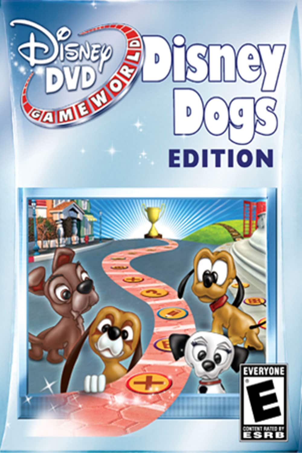 Disney DVD Game World Logo - Disney DVD Game World: Disney Dogs Edition: Blue Ribbon Challenge ...