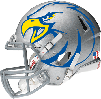 Red White and Blue Eagles Football Logo - Football Helmet Decals Online. Pro Tuff Decals
