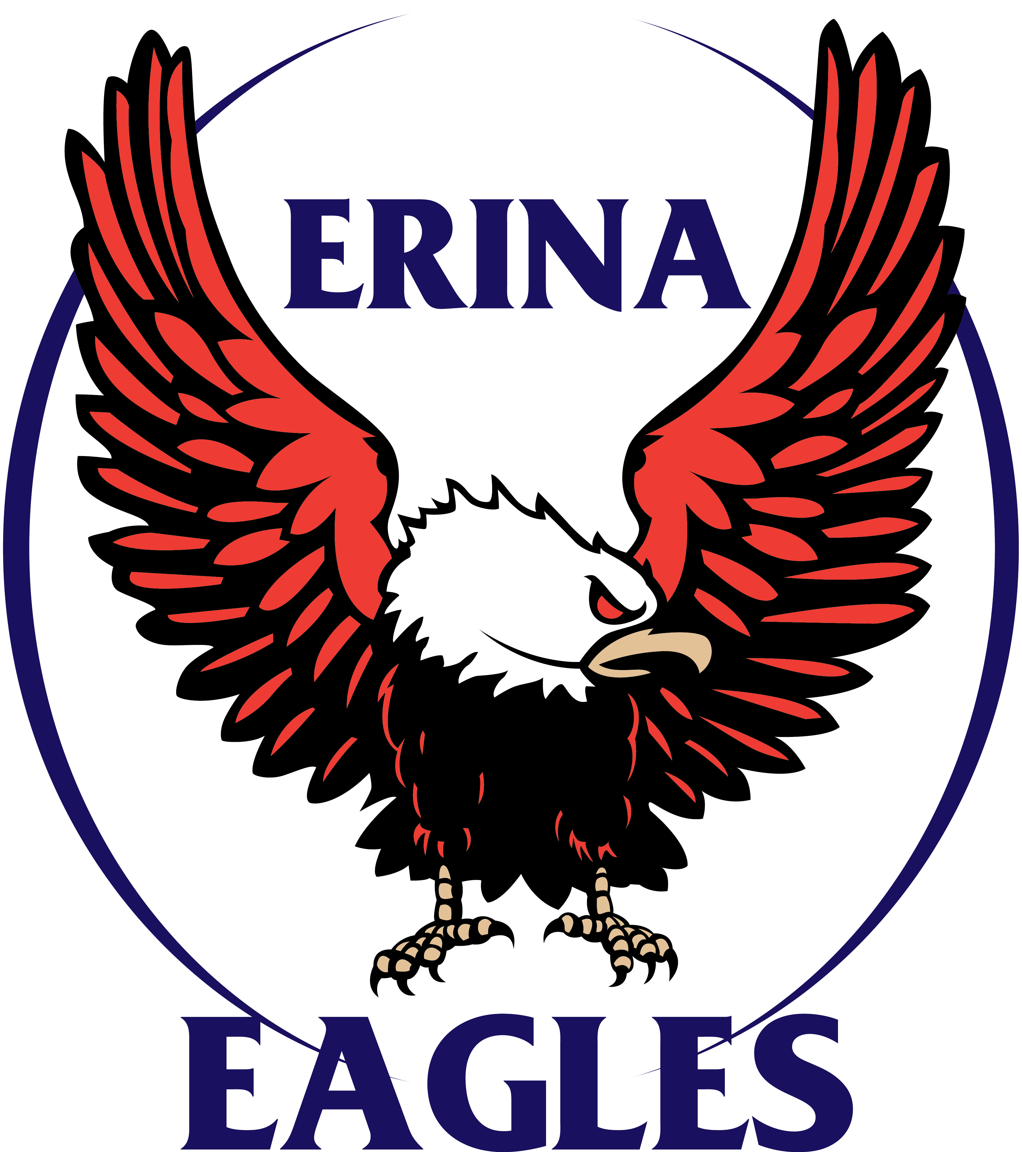 Red White and Blue Eagles Football Logo - Football | Erina Rugby League Football Club | The way a club should be!