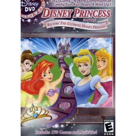 Disney DVD Game World Logo - Disney DVD Game World Princess Edition