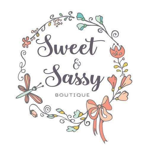 Wreath Logo - Floral Wreath & Bow Logo with Your Business Name