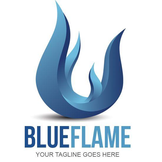 Blue Flame Logo - Blue Flame Logo Design