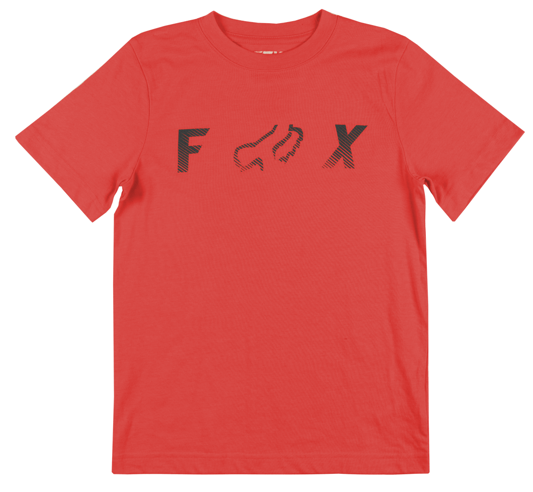 Red Apparel Logo - BOYS FOX RACING LOGO TEE YOUTH KIDS T-SHIRT MOTO BMX RED – Apparel Zoo