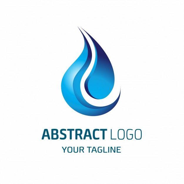Blue Flame Logo - Abstract logo shaped blue flame Vector | Free Download