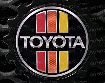 Retro Toyota Logo - 1 Punisher Skull Toyota Inspired PVC 3D Patch Black/Red | Etsy