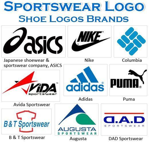 Athletic Gear Logo - comparison of world's most famous brands of sportswear logos and ...