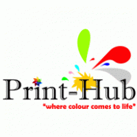 Printing Business Logo - Print Hub. Brands Of The World™. Download Vector Logos And Logotypes