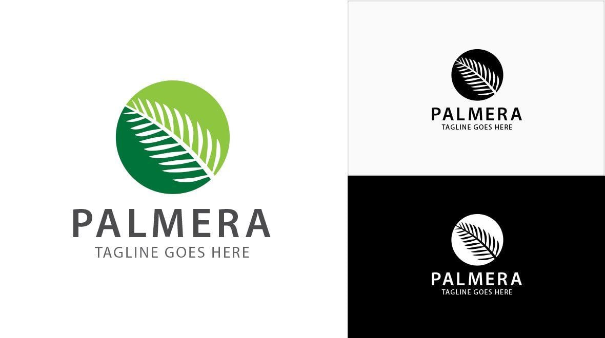 Palm Leaf Logo - Palmera - Palm Leaf Logo - Logos & Graphics
