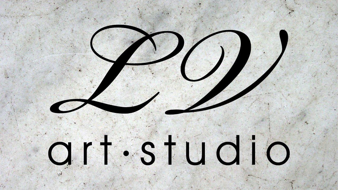 LV Art Logo - LV Art Studio Youtube Channel Trailer - YouTube