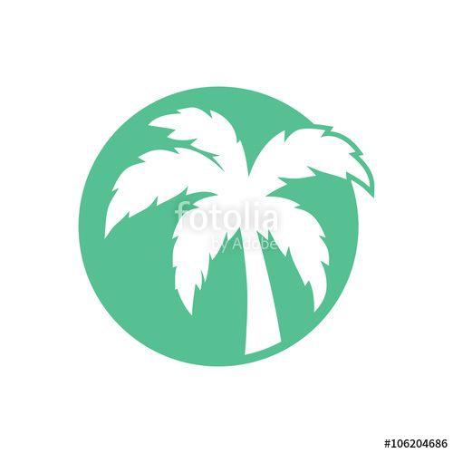 Palm Tree Logo - Palm Tree Logo Icon
