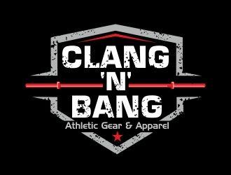 Athletic Gear Logo - Clang N Bang Athletic Gear & Apparel logo design - 48HoursLogo.com