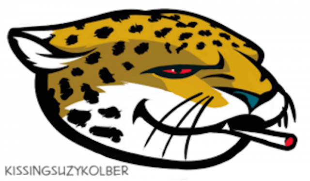 Funny NFL Jaguars Logo - 10 Marijuana-Inspired NFL Logos