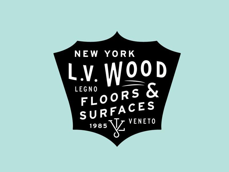 LV Art Logo - L.V Wood Logo