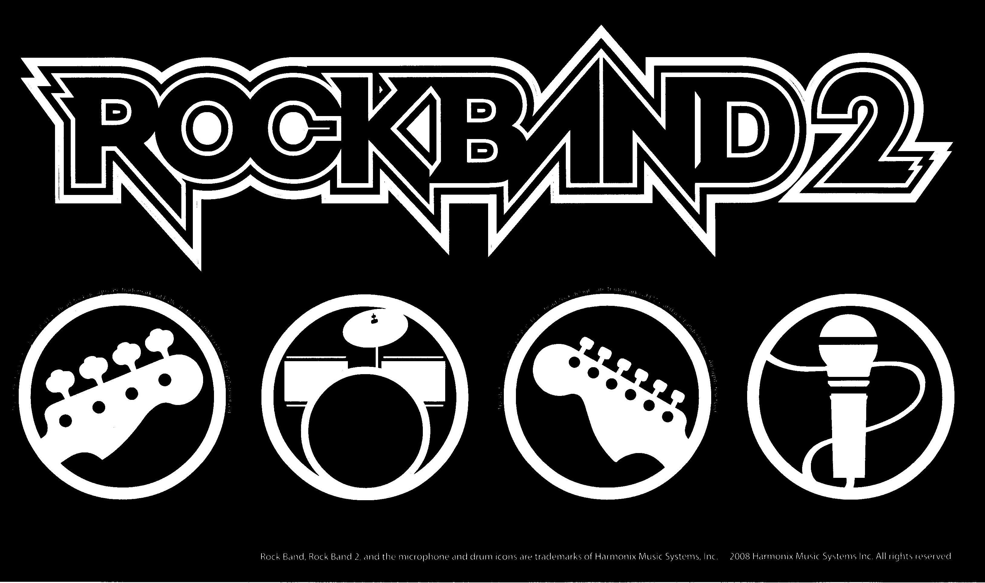 Rock Band Logo - Rock Band 2 Logo Gigabytes