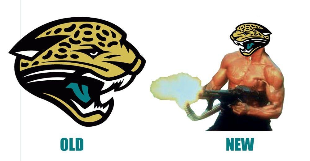 Funny NFL Jaguars Logo - Jacksonville Jags Rebrand - QBN