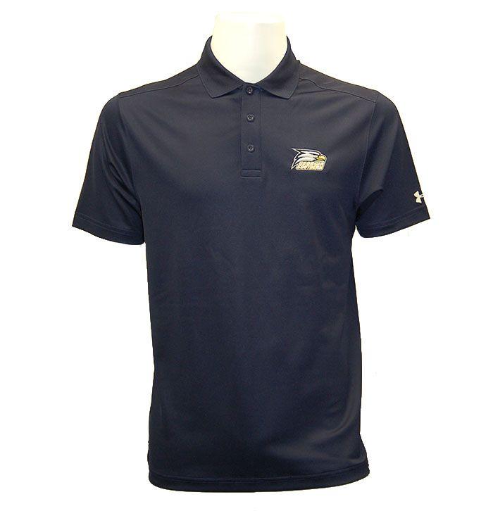 Athletic Gear Logo - The University Store - Under Armour Navy Heat Gear Polo w ...