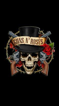 Guns and Roses Logo - ac74-wallpaper-guns-n-roses-logo-music-dark | iPhone Wallpapers ...