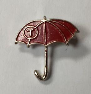Travelers Umbrella Logo - Vintage TRAVELERS INSURANCE RED UMBRELLA LOGO LAPEL PIN | eBay