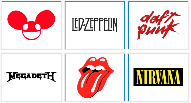 Iconic Rock Band Logo - Band Logo Design | Musician Logos | Logo Generator