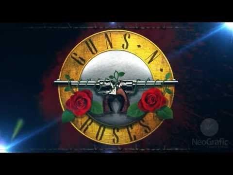 Guns and Roses Logo - GUNS N' ROSES LOGO ANIMADA EM AFTER EFFECTS