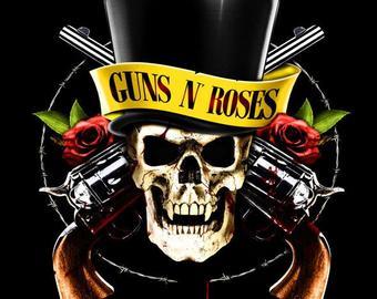 Guns and Roses Logo - Logo guns roses