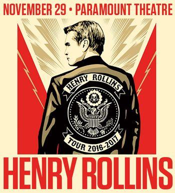 Henry Rollins Logo - Paramount Theatre Austin