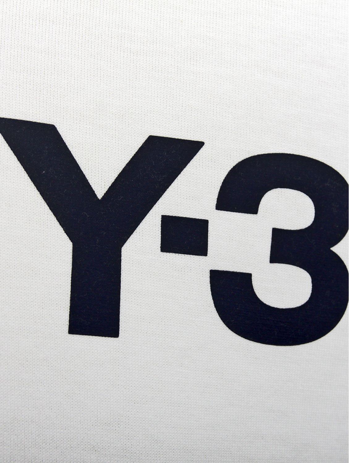 White Y Logo - Y 3 Classic Logo Print T Shirt White In White For Men