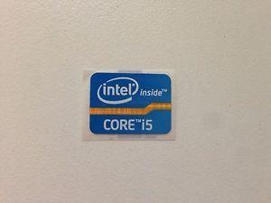 I5 Logo - Intel Core i5 Inside Sticker 15.5 x 21 mm Logo US Seller