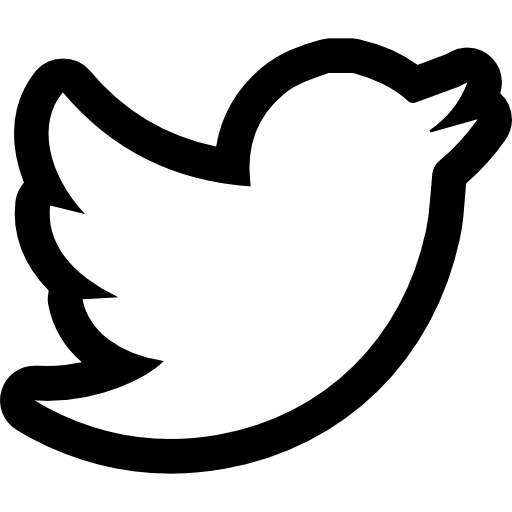 Black and White Twitter Bird Logo - Twitter bird logo Icons | Free Download
