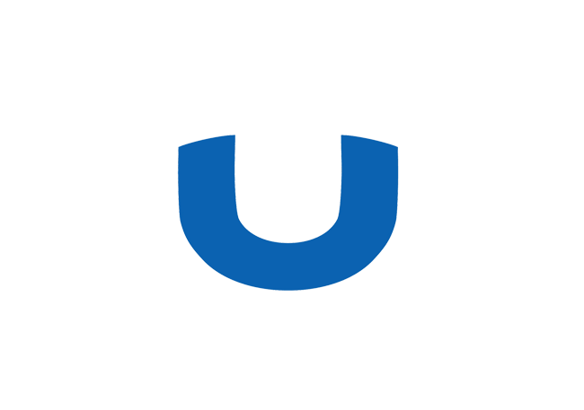 White and Blue U Logo - U DAY Logo White | UNITY EARTH