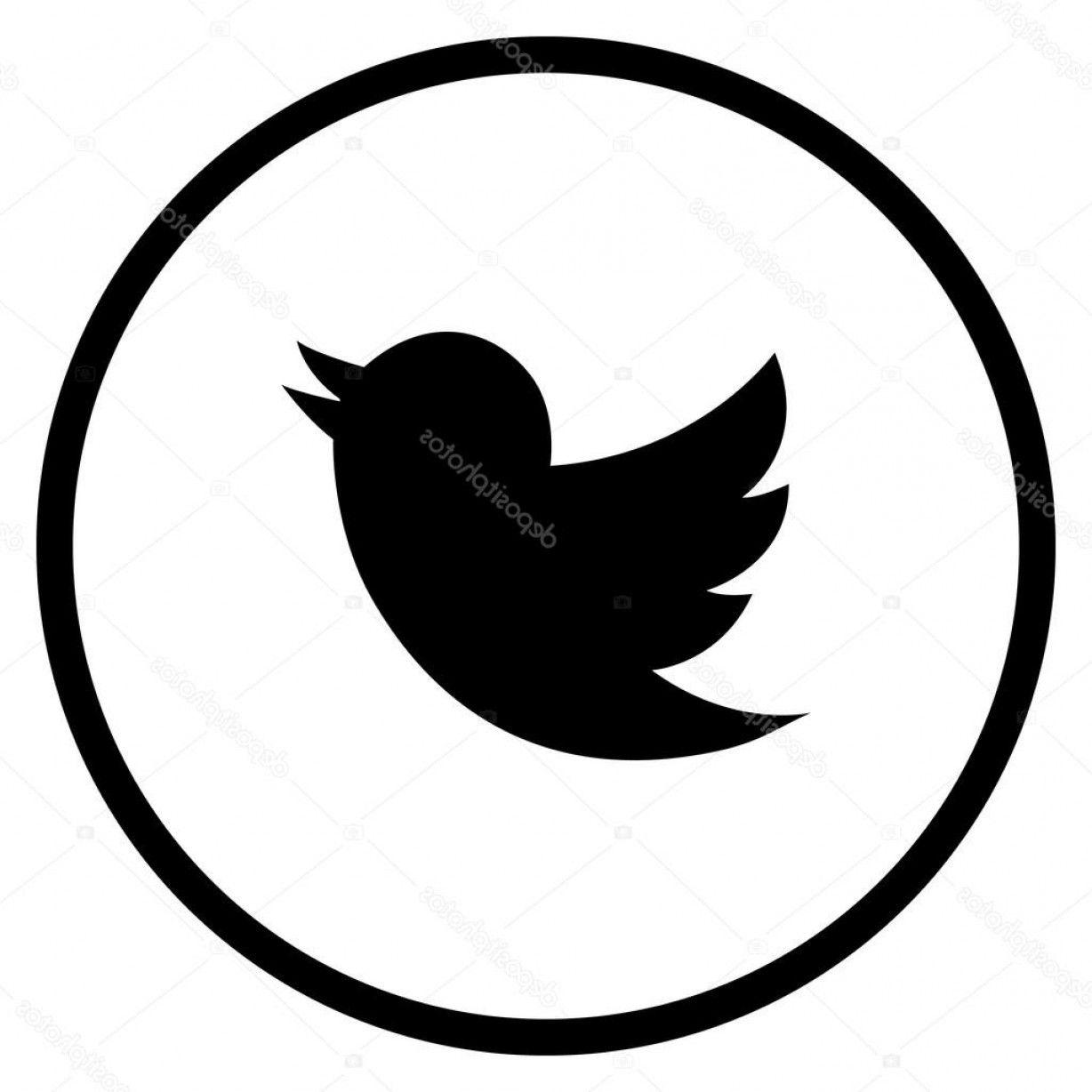 Black and White Twitter Bird Logo - Hd Twitter Bird Vector | LaztTweet