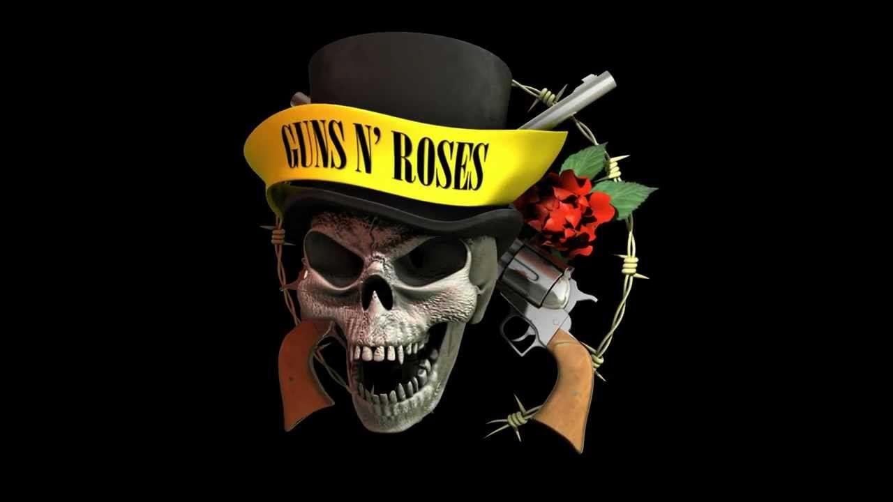 Guns N' Roses Logo - 3D Maya Guns N' Roses logo rotation - YouTube
