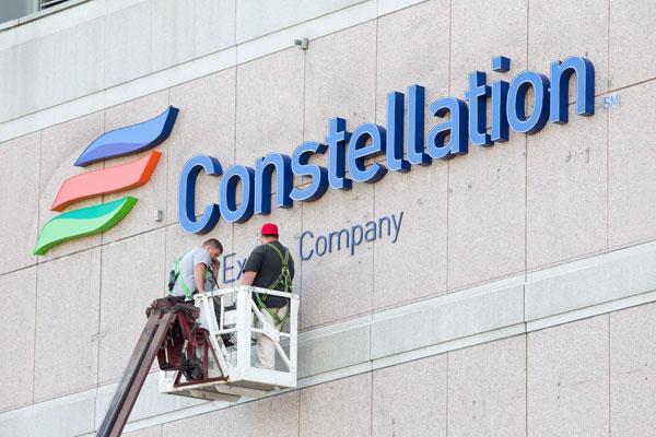 Exelon Company Logo - Exelon officially rebrands Constellation with new logo - Baltimore ...
