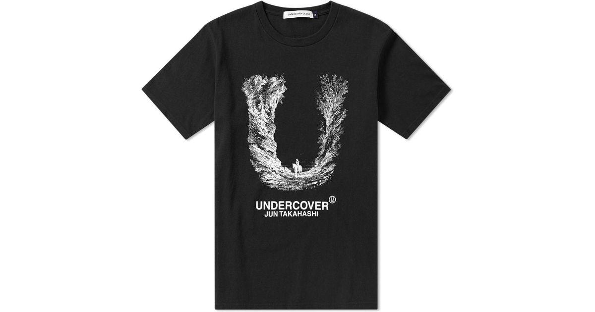 Undercover Logo - Undercover Horse Logo Tee in Black for Men - Lyst