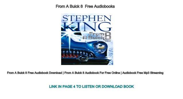 Buick 8 Logo - From A Buick 8 Free Audiobooks