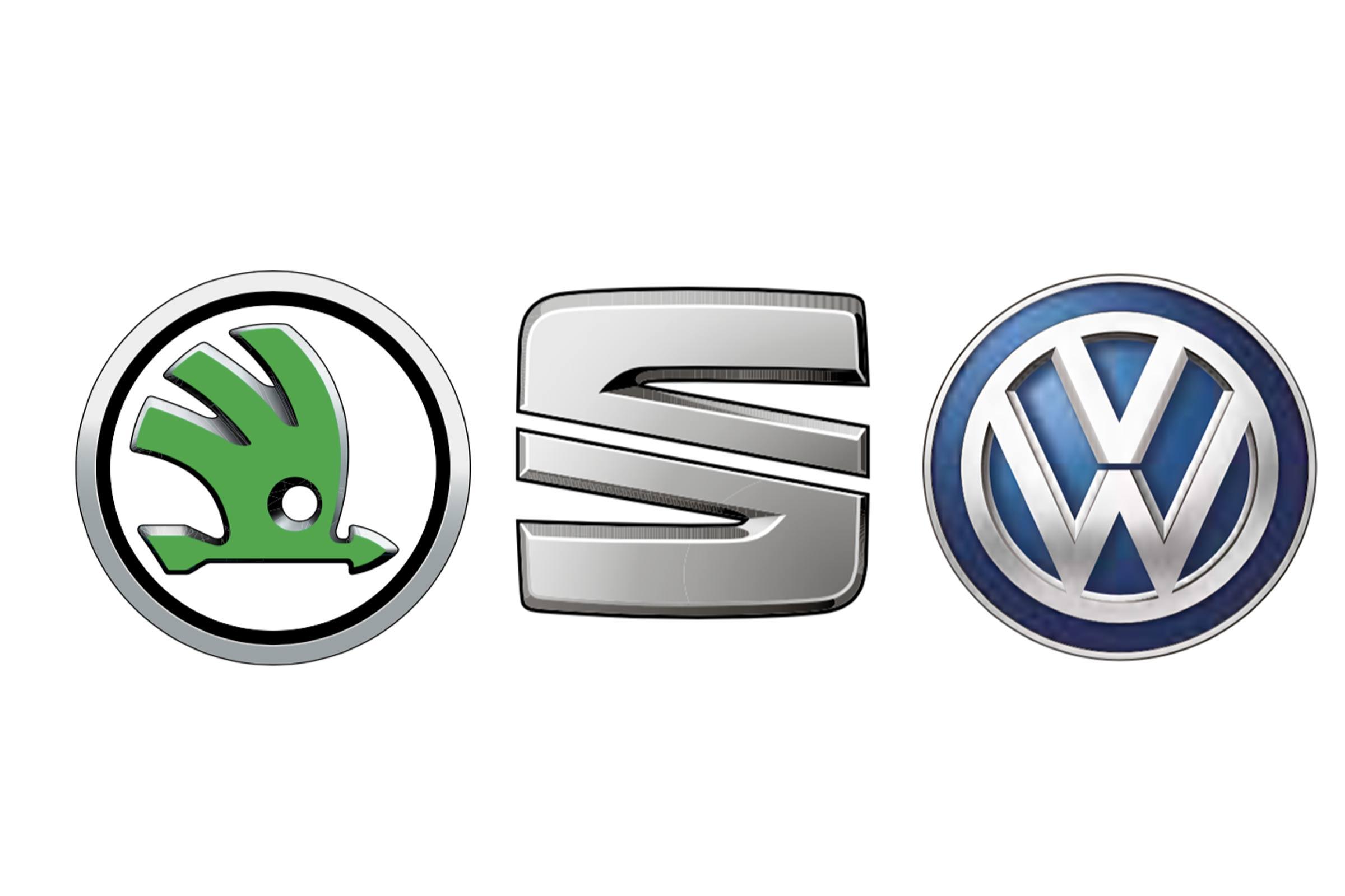 Small Volkswagen Logo - SEAT, Skoda and Volkswagen: what's the difference? | Carbuyer