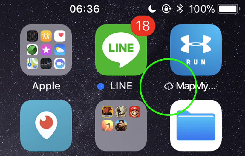 Find My iPhone App Logo - What is the white cloud next to apps on my iOS home screen?